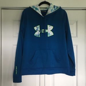 Blue under armor hoodie
